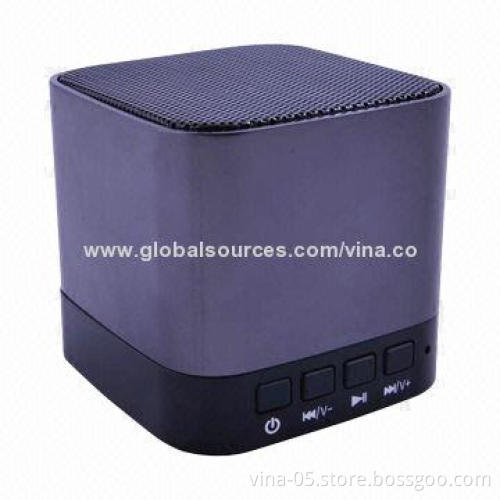 Mini Bluetooth Speaker, Supports Micro SD Card, Various Colors Available